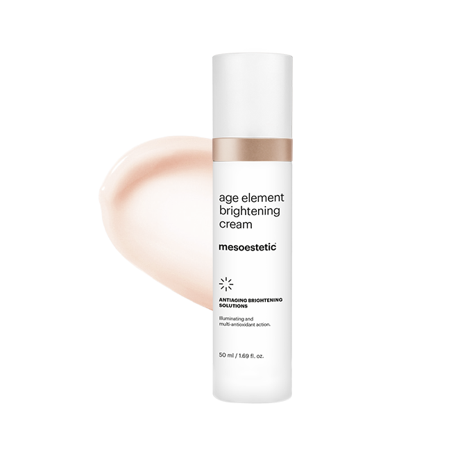 Mesoestetic Age Element Brightening Cream. Official Stockist. Worldwide shipping. Medical-grade skincare. The M-ethod Aesthetics