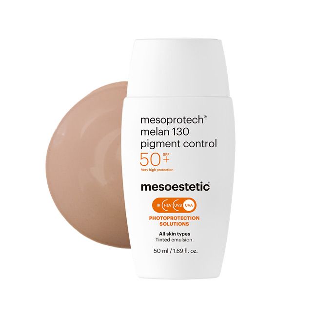 Mesoestetic Mesoprotech Melan SPF 130+ Pigment Control. Official Stockist. Worldwide shipping. Medical-grade skincare. The M-ethod Aesthetics