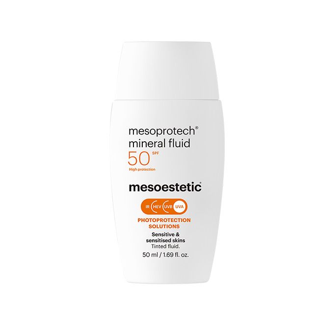 Mesoestetic Mesoprotech Mineral Fluid. Official Stockist. Worldwide shipping. Medical-grade skincare. The M-ethod Aesthetics