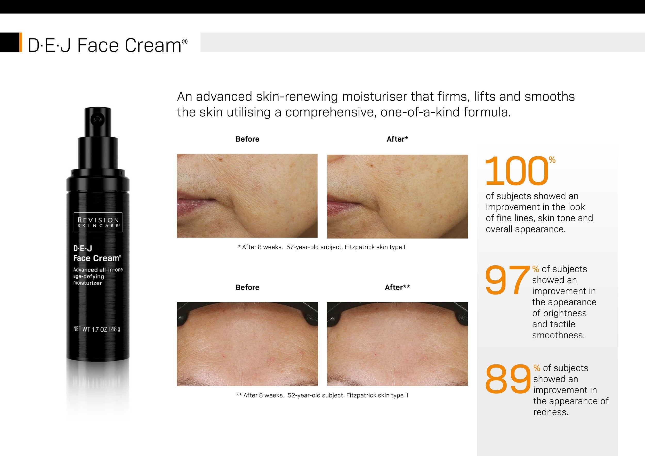 D·E·J Face Cream® Revision Skincare. Official Stockist. Worldwide shipping. Medical-grade skincare. The M-ethod Aesthetics