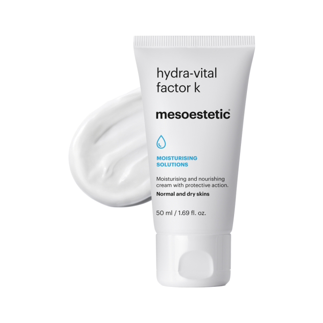 Mesoestetic Hydra-Vital Factor K. Official Stockist. Worldwide shipping. Medical-grade skincare. The M-ethod Aesthetics