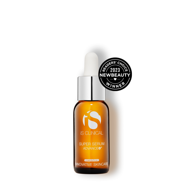 Super Serum Advance+. iS Clinical. Official Stockist. Worldwide shipping. Medical-grade skincare. The M-ethod Aesthetics