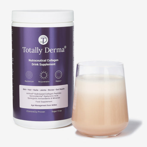 Totally Derma Nutraceutical Collagen Drink Supplement. Official Stockist. Worldwide shipping. Medical-grade skincare. The M-ethod Aesthetics